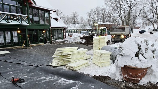 Ny uteservering Engø Gård