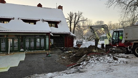 Ny uteservering Engø Gård